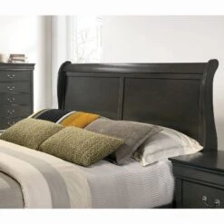 Sliver Sleigh Panel Bed - HOMES: Inside + Out -HOMES: Inside + Out GUEST 368d4eb7 8476 4449 8fb5 d80e85a589fc