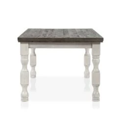 78" Cambrien Rustic Two-Tone Dining Table Antique White/Gray - HOMES: Inside + Out -HOMES: Inside + Out GUEST 39020a7d 4d52 4424 923f 449e7b9805d0