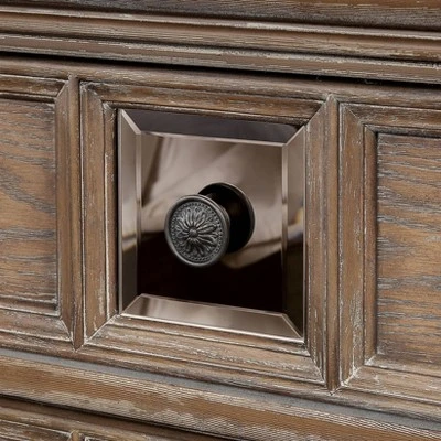 Lellen 9 Drawer Detailed Dresser Rustic Natural Tone - HOMES: Inside + Out 8 Lellen 9 Drawer Detailed Dresser Rustic Natural Tone - HOMES: Inside + Out - Image 6