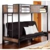 Twin Navii Kids' Bunk Bed Futon Black - HOMES: Inside + Out -HOMES: Inside + Out GUEST 3992b5b2 3294 4c04 876c 670fd0815162