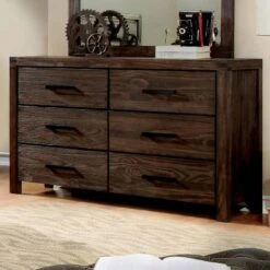 Hayes 6 Drawer Dresser Light Brown/Dark Gray - HOMES: Inside + Out -HOMES: Inside + Out GUEST 3a1fe1e2 ed5a 4ea2 b55d 9af30a598f32