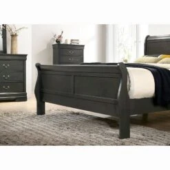 6pc Sliver Sleigh Bedroom Set - HOMES: Inside + Out -HOMES: Inside + Out GUEST 3a2762d9 3193 4fc1 a2ef 6adb344f0d05