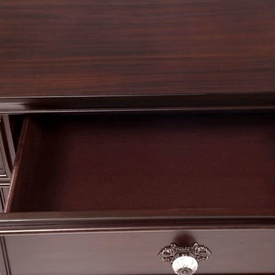 3pc California King Pennings Traditional Bed Set And Nightstand With Chest Dark Walnut - HOMES: Inside + Out 20 3pc California King Pennings Traditional Bed Set And Nightstand With Chest Dark Walnut - HOMES: Inside + Out - Image 18