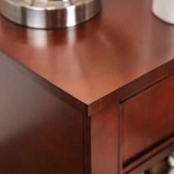 Mereu 1 Drawer Nightstand Cherry - HOMES: Inside + Out 11 Mereu 1 Drawer Nightstand Cherry - HOMES: Inside + Out -HOMES: Inside + Out GUEST 3b2bf761 9b86 4b25 ab01 4e7e9add4d05