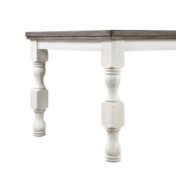 7pc Cambrien Rustic Farmhouse Dining Set Antique White/Gray - HOMES: Inside + Out -HOMES: Inside + Out GUEST 3d8b3419 564d 4506 8abe c1c4b827e59b