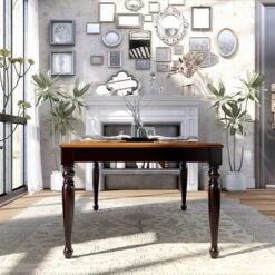 Jameson Country Style Extendable Dining Table Black/Oak - HOMES: Inside + Out 13 Jameson Country Style Extendable Dining Table Black/Oak - HOMES: Inside + Out -HOMES: Inside + Out GUEST 3db94faf 7110 4234 8b55 b4ce212eceac