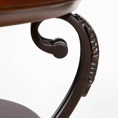 Telmin Traditional Side Table Brown Cherry - HOMES: Inside + Out 8 Telmin Traditional Side Table Brown Cherry - HOMES: Inside + Out - Image 6