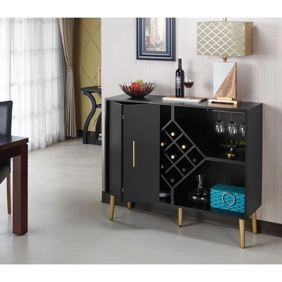 Miko Wine Cabinet Galaxy Black - HOMES: Inside + Out 7 Miko Wine Cabinet Galaxy Black - HOMES: Inside + Out - Image 5