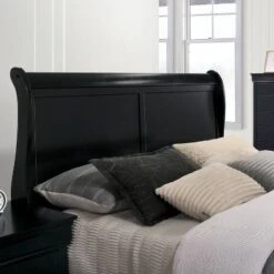 Sliver Sleigh Panel Bed - HOMES: Inside + Out -HOMES: Inside + Out GUEST 3f79e1b1 394f 4e59 8aac 58bc045c1be9