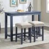 3pc Rockland Counter Height Dining Set Antique Blue - HOMES: Inside + Out -HOMES: Inside + Out GUEST 3fe93199 9693 4625 8388 128097f0bb71