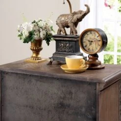 Lellen 3 Drawer Carved Details Nightstand Rustic Natural Tone - HOMES: Inside + Out -HOMES: Inside + Out GUEST 40fc9314 7436 4553 9a84 16fa4f5c5a04 1