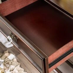 Pennings 3 Drawer Nightstand With Bun Feets - HOMES: Inside + Out -HOMES: Inside + Out GUEST 421dd642 f9de 4161 a43f 9e77be2970b0