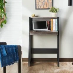 Tella Contemporary Storage Desk Dark Gray - HOMES: Inside + Out -HOMES: Inside + Out GUEST 438312eb 055e 4a50 965b 1478eb2a296b