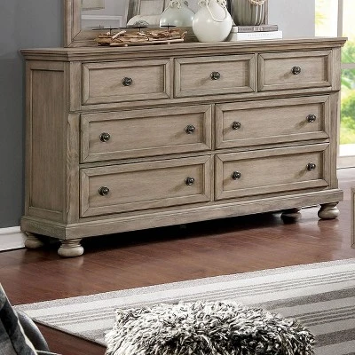 7 Earl Drawer Dresser Gray - HOMES: Inside + Out 3 7 Earl Drawer Dresser Gray - HOMES: Inside + Out