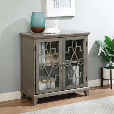 Stenny Hallway Cabinet Gray - HOMES: Inside + Out 3 Stenny Hallway Cabinet Gray - HOMES: Inside + Out