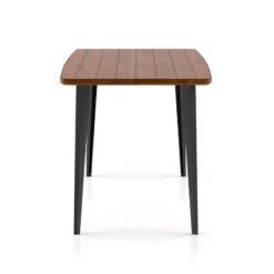 60" Shirin Mid-Century Wood Dining Table - HOMES: Inside + Out -HOMES: Inside + Out GUEST 46641c0d fbb7 4b3c 82dd 189f85f8c18a