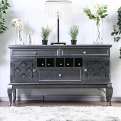 Maja Contemporary Buffet Server Dark Gray - HOMES: Inside + Out -HOMES: Inside + Out GUEST 467a3557 b13b 4cc6 a0d8 ccc421dabd0a