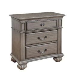 Pennings 3 Drawer Nightstand With Bun Feets - HOMES: Inside + Out -HOMES: Inside + Out GUEST 46c8351d 184f 4956 b7a5 c634f5f1f5e3