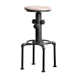 3pc Regalla Industrial Bar Height Dining Table Set Antique Black/Natural Tone - HOMES: Inside + Out 16 3pc Regalla Industrial Bar Height Dining Table Set Antique Black/Natural Tone - HOMES: Inside + Out -HOMES: Inside + Out GUEST 4854fb7c b586 474e 94ec 31f5c61e0024