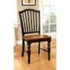 Set Of 2 Jameson Country Style Wooden Chair Black/Oak - HOMES: Inside + Out -HOMES: Inside + Out GUEST 495ca1ac 9d3a 45f4 a077 f39b2cf14749