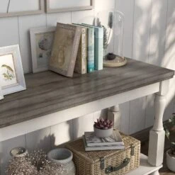 Philoree Farmhouse Console Table Antique White - HOMES: Inside + Out 13 Philoree Farmhouse Console Table Antique White - HOMES: Inside + Out -HOMES: Inside + Out GUEST 497a8b2f 82bd 45bc 8f88 ac4c176216ae
