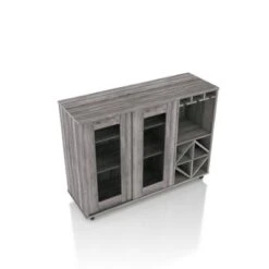 Carmelia Industrial Inspired Sliding Door Buffet - HOMES: Inside + Out -HOMES: Inside + Out GUEST 49a10317 fc38 4621 8099 77474564aebf