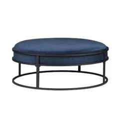39.5" Greenbank Round Cushioned Ottoman - HOMES: Inside + Out 15 39.5" Greenbank Round Cushioned Ottoman - HOMES: Inside + Out -HOMES: Inside + Out GUEST 4a9406b0 a3f7 4ef2 83c4 2bd77c75cdc2