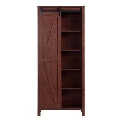 72" Arbolada Sliding Door Bookcase - HOMES: Inside + Out -HOMES: Inside + Out GUEST 4ab10edb 7143 4b9d b84b 0e9e0ce0ed7d