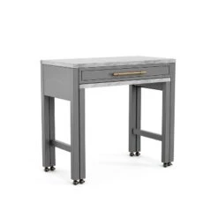 39" Gardenside Rectangle Nested Counter Height Dining Tables White/Light Gray - HOMES: Inside + Out -HOMES: Inside + Out GUEST 4abd6147 fa6a 4653 a314 2befed6a26cb