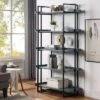 Kellare 5 Shelf Contemporary Bookcase - HOMES: Inside + Out -HOMES: Inside + Out GUEST 4bac71cf 9c57 4d79 b598 f66910e47c07