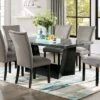 70" Westlie Rectangular Genuine Marble Top Dining Table Gray/Black - HOMES: Inside + Out -HOMES: Inside + Out GUEST 4bce1209 df6c 43b0 8a2a 17da2cbe8c58