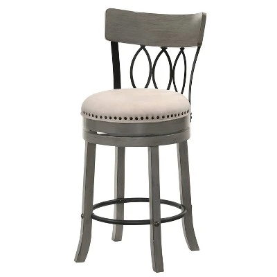 Set Of 2 24" Darlowe Swivel Counter Height Barstools - HOMES: Inside + Out 8 Set Of 2 24" Darlowe Swivel Counter Height Barstools - HOMES: Inside + Out - Image 6