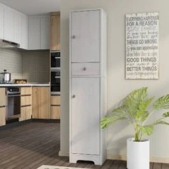 Cimas 5 Shelf Pantry Cabinet White Oak - HOMES: Inside + Out -HOMES: Inside + Out GUEST 4e778117 88f8 4a9e 889b 6b15392d08e9