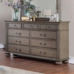Pennings 9 Drawer Dresser Gray - HOMES: Inside + Out