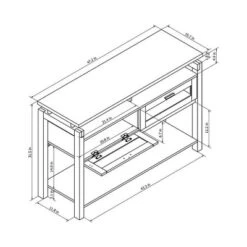 Ambrose Console Table Espresso - HOMES: Inside + Out -HOMES: Inside + Out GUEST 50a9b477 b04a 40a1 b304 d3e7c89f9fae