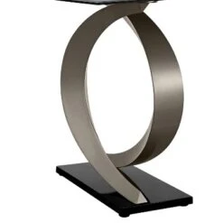 58" Gleneagles Modern Rectangle Glass Top Dining Table Gray/Champagne/Black - HOMES: Inside + Out -HOMES: Inside + Out GUEST 5134a2fa 4628 46e5 92d7 b6d09faf2cd3