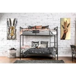HOMES: Inside + Out Derrick Kids' Bunk Bed Antique Black - IoHOMES -HOMES: Inside + Out GUEST 526429ad 348d 43a9 b7ea fc8993fd64da