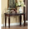 Mullie Traditional Faux Marble Top Sofa Table Brown - HOMES: Inside + Out 1 Mullie Traditional Faux Marble Top Sofa Table Brown - HOMES: Inside + Out -HOMES: Inside + Out GUEST 52ea831b c140 4a9e 8647 36d89360afd9