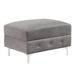 Elmhurst Glam Deep Button Tufted Ottoman - HOMES: Inside + Out -HOMES: Inside + Out GUEST 5534c27c 0008 4aca a0c7 4601d3c8380f