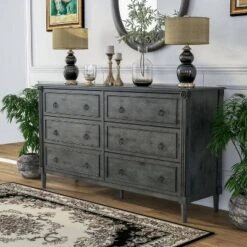 Latimer Traditional 6 Drawers Dresser - HOMES: Inside + Out