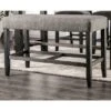 Norelo Upholstered Counter Height Bench Gray - HOMES: Inside + Out -HOMES: Inside + Out GUEST 55d6a67c 7939 4ecc 9c53 c8ffb25993ea