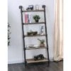 61" Mateo 5 Layer Ladder Book Shelves Brown/Oak - HOMES: Inside + Out 2 61" Mateo 5 Layer Ladder Book Shelves Brown/Oak - HOMES: Inside + Out -HOMES: Inside + Out GUEST 568fabc1 395d 4c7f b14b 723e470af979