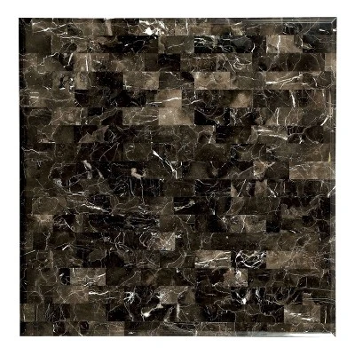 HOMES: Inside + Out Bailey II Marble Top Counter Height Dining Table - Black 4 HOMES: Inside + Out Bailey II Marble Top Counter Height Dining Table - Black - Image 2