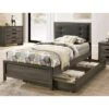2pc Full Morningside Transitional Bed And Trundle Set Gray/Charcoal - HOMES: Inside + Out -HOMES: Inside + Out GUEST 584d1222 1d3e 4f85 bfb1 49b2e09c9eb4
