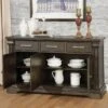 Lemieux 3 Drawer Server Brown - HOMES: Inside + Out -HOMES: Inside + Out GUEST 5f0861af e497 4394 b164 65d8ab5c207f
