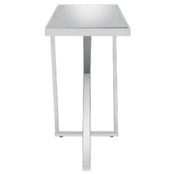 Drubeck Mirrored Rectangle Sofa Table Chrome - HOMES: Inside + Out 11 Drubeck Mirrored Rectangle Sofa Table Chrome - HOMES: Inside + Out -HOMES: Inside + Out GUEST 636c2ef3 3a72 40ea a832 36d44804035f