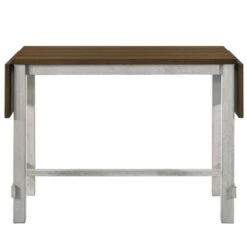 71" Shipway Counter Height Table With Drop Leaf Antique Light Oak/Antique White - HOMES: Inside + Out -HOMES: Inside + Out GUEST 65d15a7b bb62 477f a3d3 9b68d2ddb2f2