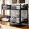 HOMES: Inside + Out Derrick Kids' Bunk Bed Antique Black - IoHOMES -HOMES: Inside + Out GUEST 669a1a72 ebae 4183 9c89 624bda09eeef