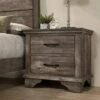 Jacobia 2 Drawer Nightstand Gray - HOMES: Inside + Out