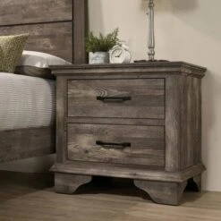Jacobia 2 Drawer Nightstand Gray - HOMES: Inside + Out